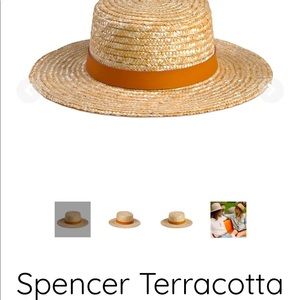 Lack of Color Straw Terracotta Hat